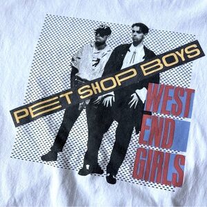 Pet Shop Boys, West End Girls.  Fundamentals Tour tshirt.